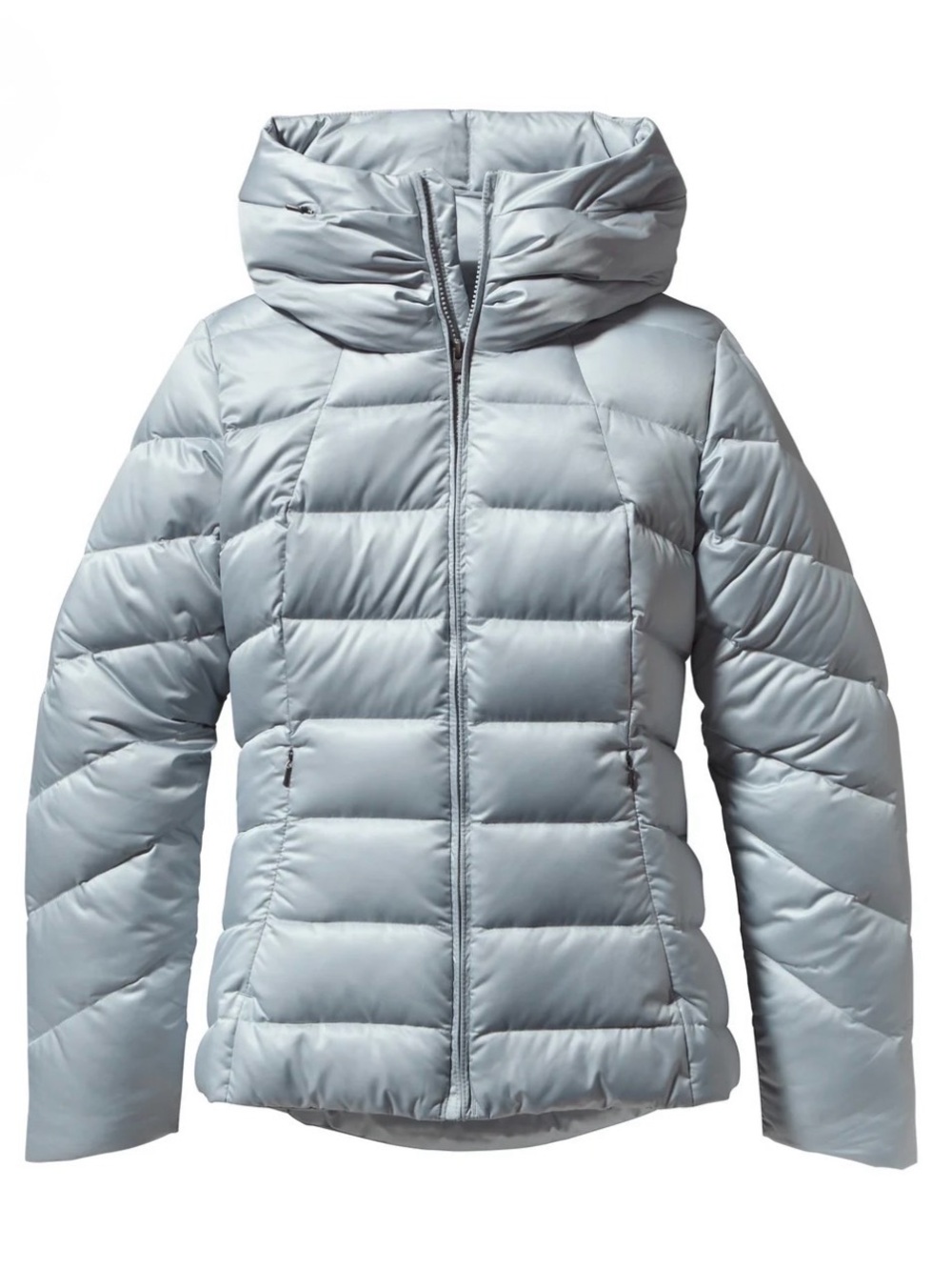 Patagonia Downtown Loft Hooded Puffer Down Jacket Grey Women’s Size S